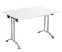 One Union Folding Table 1200 X 700 Silver Frame Rectangular Top