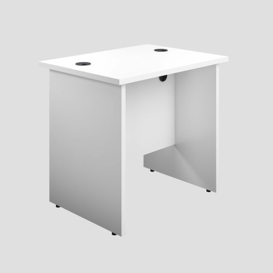 800X600 Panel Rectangular Desk White 
