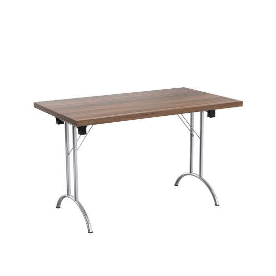 One Union Folding Table 1200 X 700 Chrome Frame Rectangular Top