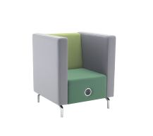Phonic Low Armchair Bands Fabric