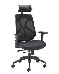 Maldini Black High Back Chair 