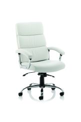 Desire High Executive Chair White With Arms