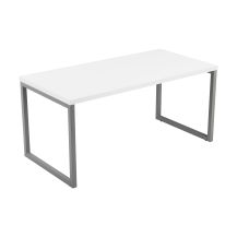 Picnic Bench Low Table Silver 36mm White Top  