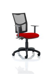 Eclipse Plus II Lever Task Operator Chair Mesh Back With Bespoke Colour Seat With Height Adjustable Arms
