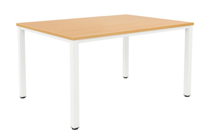 Fraction Infinity 140 X 80 Meeting Table - With White Legs