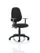 Eclipse Plus II Lever Task Operator Chair Colour With Height Adjustable Arms