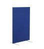 1400W X 1800H Upholstered Floor Standing Screen Straight Royal Blue 