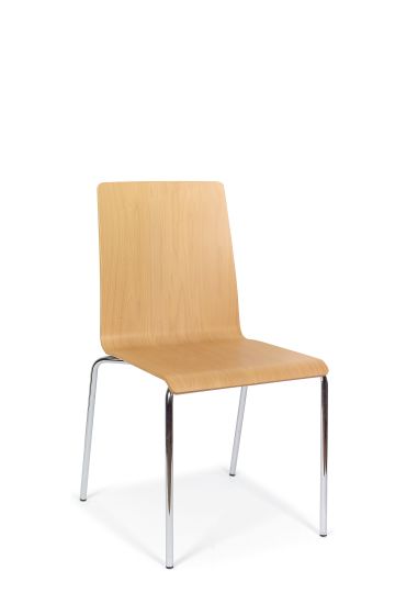 Björn 4 Leg Wooden Chair - Beech