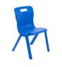 Titan Antibacterial One Piece Chair Size 5 - Blue