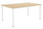 Fraction Infinity 240 X 120 Meeting Table - With White Legs