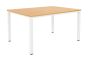 Fraction Infinity 140 X 80 Meeting Table - With White Legs