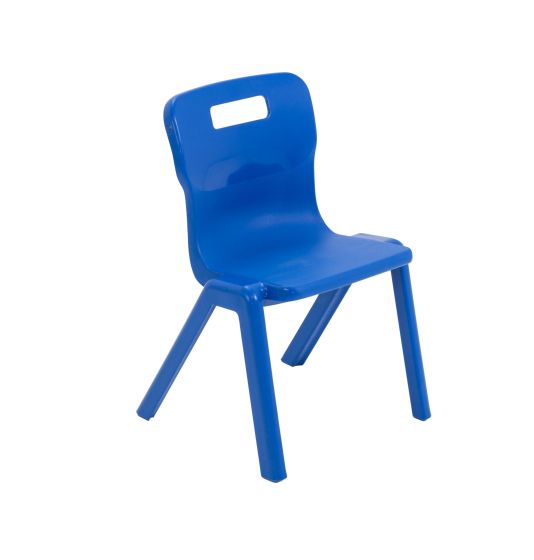 Titan Antibacterial One Piece Chair Size 2 - Blue 