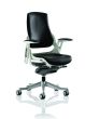 Zure Executive Chair Black Leather With Arms