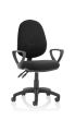 Eclipse Plus II Lever Task Operator Chair Colour With Loop Arms