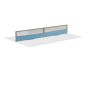 Toolrail Type 3 Half Glazed Screen Silver Frame - 1600W X 380H Band 1