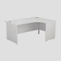 1200X1200 Panel Right Hand Radial Desk White  