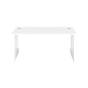 1200X600 Panel Rectangular Desk White-White 