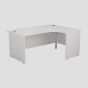 1800X1200 Panel Right Hand Radial Desk White  