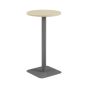 Contract Table High 600mm - Silver Frame