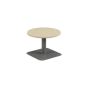 Contract Table Low 600mm - Silver Frame