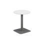 Contract Table Mid 600mm - Silver Frame
