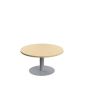 Contract Table Low 800mm - Silver Frame