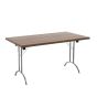 One Union Folding Table 1400 X 800 Silver Frame Rectangular Top