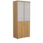 E Space High Cabinet Wood Cappuccino 