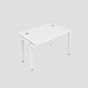 CB 1 Person Extension Bench 1200 X 800 Cable Port White-White 