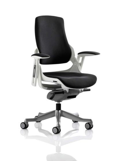 Zure Executive Chair Black Fabric With Arms