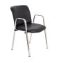 Pavillion Armchair Chrome Frame Leather 