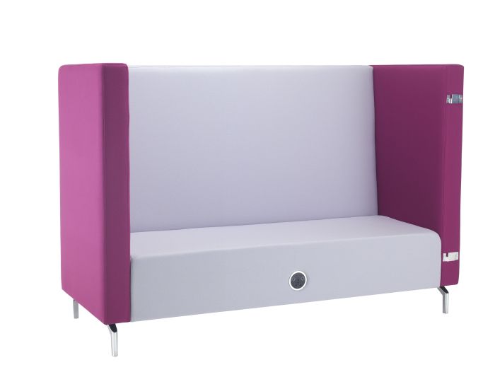 Phonic High 3 Seater Sofa Bands Fabric