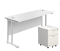 Big Bundle Deal - 1200 Rect Desk & 2 Drawer Pedestals 