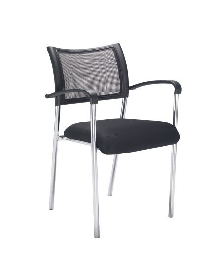 Jupiter Mesh Armchair Chrome Frame 