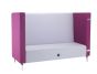 Phonic High 3 Seater Sofa Bands Fabric