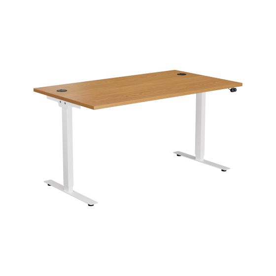 E Desk KD 1400 X 800 - White Frame