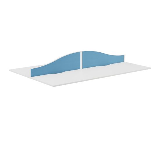Panel Type 5 Wave Screen White Frame - 1600W X 380 - 180H Band 1