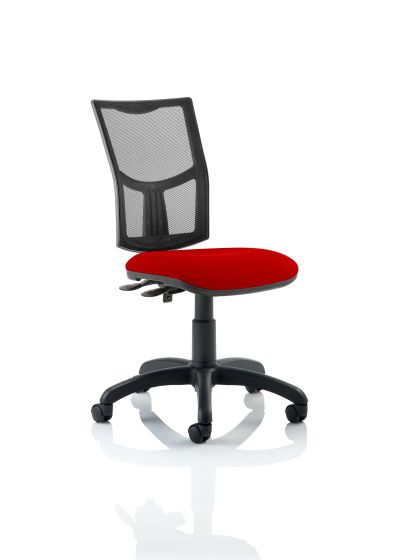 Eclipse Plus II Lever Task Operator Chair Mesh Back With Bespoke Colour Seat