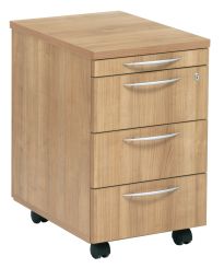 E Space 3 Drawer Mobile Ped Cappuccino 