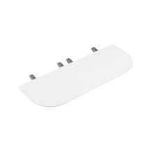 1600 X 600 CB Bench D End White-Silver 