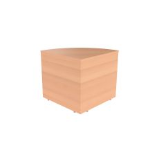Reception Modular Corner Base Unit Beech Version 2 