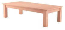 Juplo Wood Framed Rectangle Coffee Table Beech 