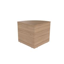 Reception Modular Corner Base Unit Grey Oak 