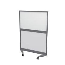 Mobile Type 4 Fully Glazed Screen Silver Frame - 800W X 1800H Band 1