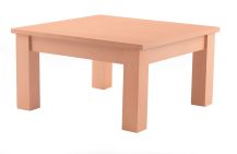 Juplo Wood Framed Square Coffee Table Beech 
