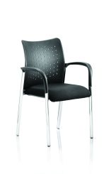 Academy Visitor Chair Black With Arms