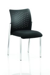 Academy Visitor Chair Black Without Arms
