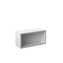 Reception Modular 800W Straight Hutch Unit White 