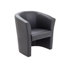 Tub Armchair Leather Look 