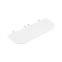 1600 X 600 CB Bench D End White-White 